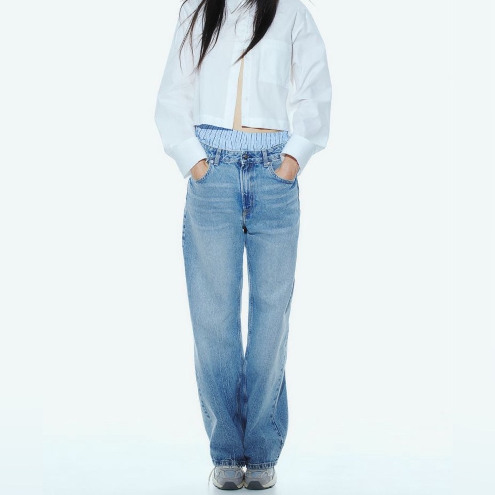 H&M Divided Wide Leg High Jeans